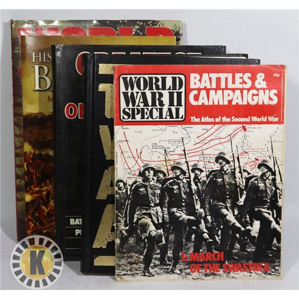 BUNDLE OF WORLD WAR II HARDCOVER BOOKS
