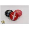 Image 1 : THREE VINTAGE YOYOS FROM SWEDEN W/OUT STRINGS