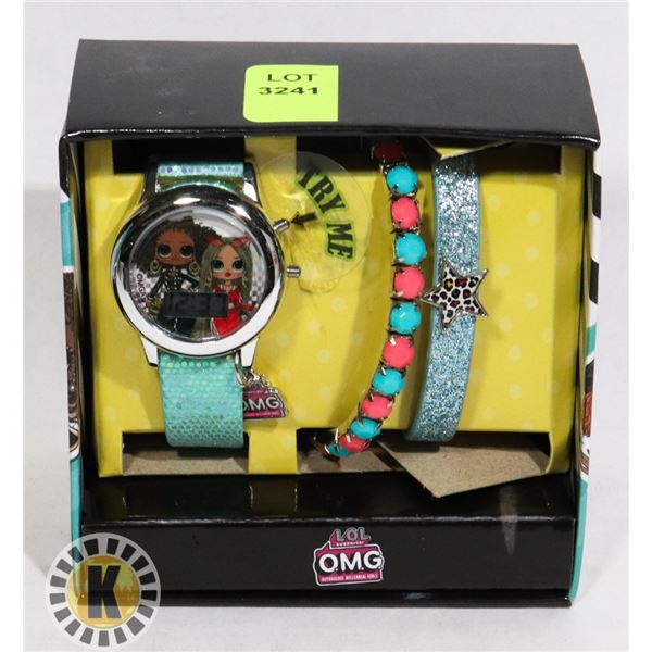 LOL O.M.G. THEMED KIDS WATCH