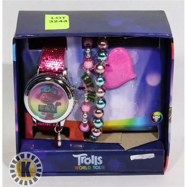 TROLLS THEMED KIDS WATCH
