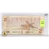 Image 1 : 1986 CANADIAN $2 BANK NOTE