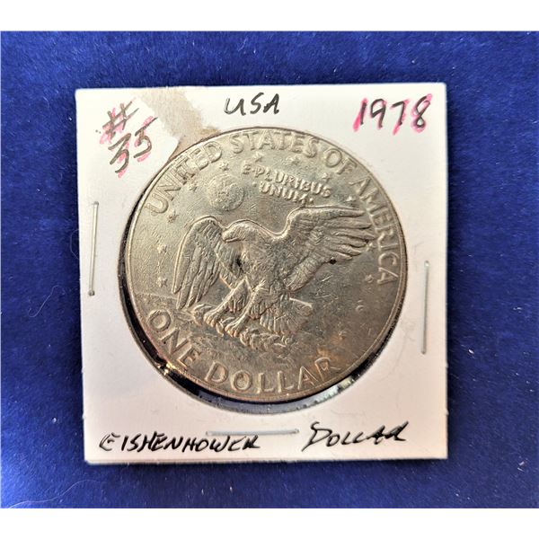 11)  US 1978 EISENHOWER SILVER DOLLAR