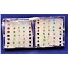 Image 1 : 1)  LOT OF 40 PAIRS OF MULTI COLORED STUD