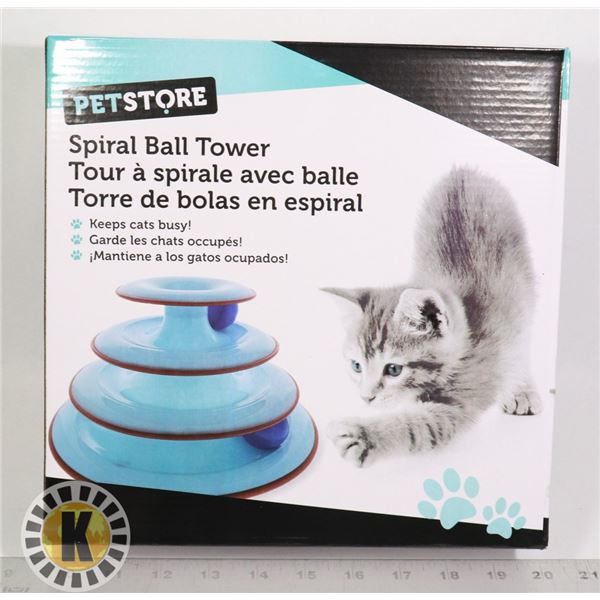 NEW CAT SPIRAL BALL TOWER