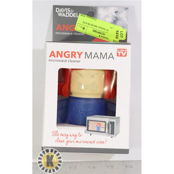 NEW ANGRY MAMA MICROWAVE CLEANER