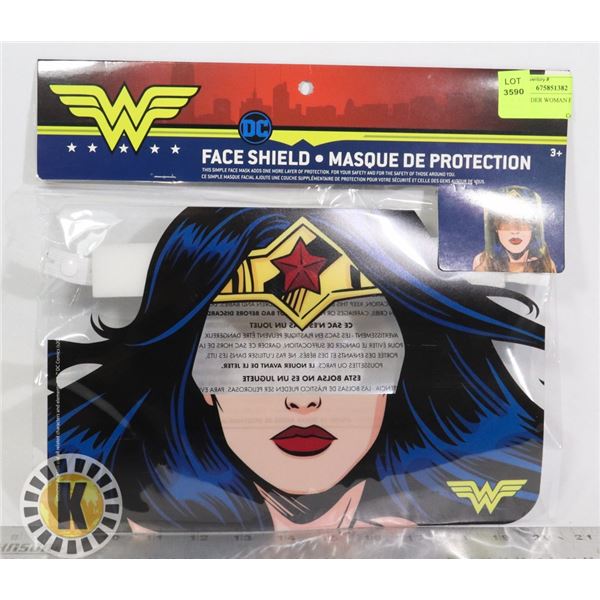 NEW WONDER WOMAN FACE SHIELD