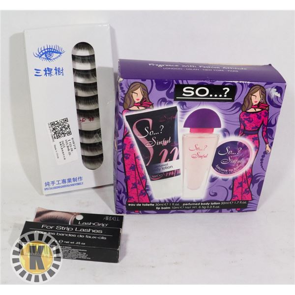 PERFUMD LOTION AND EYE MAKE-UP KIT