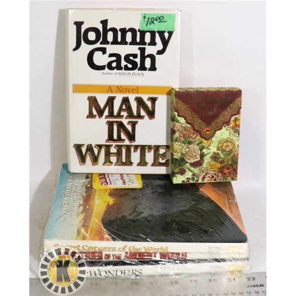 BOOKS INCLUDING SECRET CORNERS OF THE WORLD & MORE