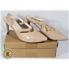 Image 1 : TIP TOE NUDE SUEDE WOMEN SHOES SIZE 39