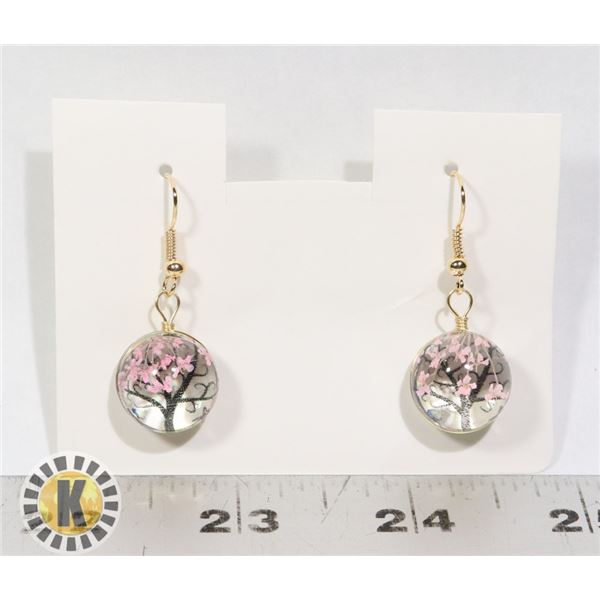 NEW GLASS BALL DROP FASHION EARRINGS