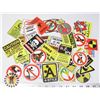 Image 1 : NEW FUNNY WARNING STICKERS 50PC