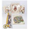 Image 1 : BOX OF CRAFT SUPPLIES INCLUDING STITCH KIT & MORE