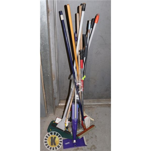 ASSORTED CLEANING SUPPLIES/ TOOLS