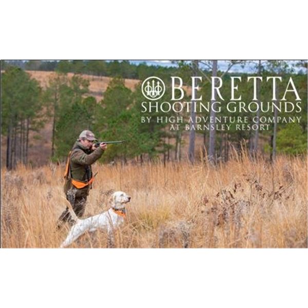 Half-Day Quail Hunt for Two Hunters at The Beretta Shooting Grounds