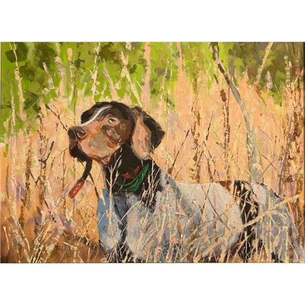 “On Point” by Artist Tom Paul - framed 30” x 40”