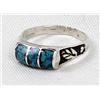 Image 1 : Navajo Sterling Turquoise Ring, Size 11