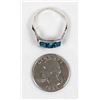 Image 8 : Navajo Sterling Turquoise Ring, Size 11