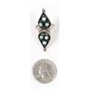 Image 6 : Vintage Zuni Sterling Turquoise Ring, Size 6.5