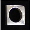 Image 3 : Square Shaped Sterling Silver Ring, Size 7