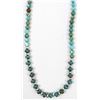 Image 1 : Ocean Jasper and Silvertone Bead Necklace
