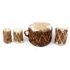 Image 1 : 4 Tarahumara Log and Hide Drums