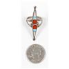 Image 6 : Vintage Native American Zuni Sterling Inlay Ring