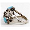 Image 5 : Navajo Sterling Turquoise Ring, Size 9.5