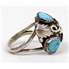 Image 7 : Navajo Sterling Turquoise Ring, Size 9.5