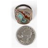 Image 9 : Navajo Old Pawn Sterling Inlay Ring, Size 9.75