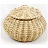 Vintage Papago Yucca & Beargrass Lidded Basket