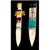 2 Northwest Coast Carved Ivory Bookmarkers