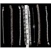 Image 10 : 8 Silver Bracelets