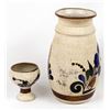 Image 8 : Mexican Tonala Pottery Vase and Cup