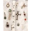 Image 12 : Collection of Pendants and 1 Single Earring