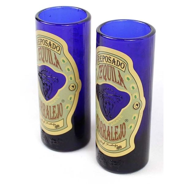 2 Reposado Tequila Corralejo Shot Glasses