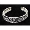 Image 2 : Sterling Silver Filigree Cuff Bracelet
