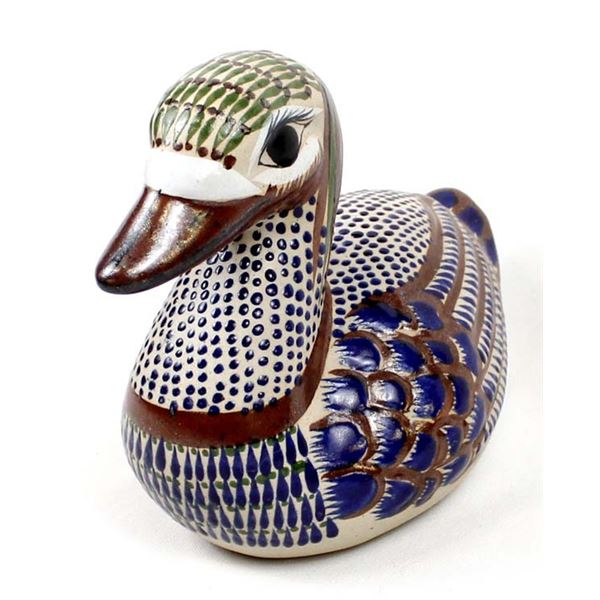 Mexican Tonala Pottery Duck