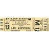 Image 1 : Led Zeppelin Unused Concert Ticket