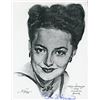Image 1 : Olivia de Havilland Signed Volpe Print