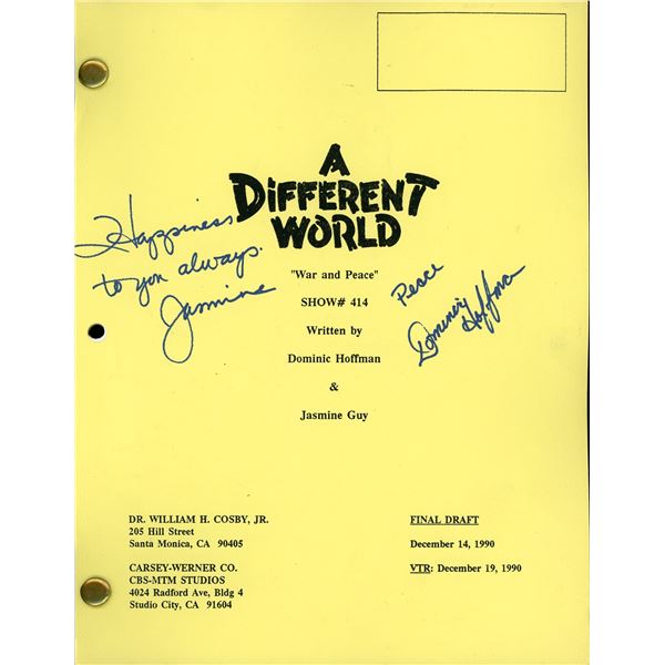 A Different World Signed Script