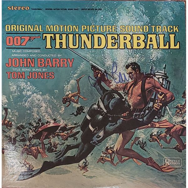 Sean Connery Signed Thunderball LP