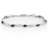 Image 1 : BRACELET 3.02ctw ACA CERTIFIED DIAMOND & SAPPHIRE