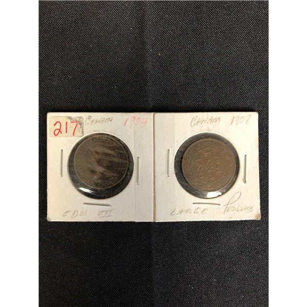 1902 CANADIAN COIN LOT