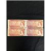 Image 1 : 1954 CANADIAN 2 DOLLAR BILLS LOT