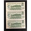 Image 2 : 1973 CANADIAN SEQUENTIAL DOLLAR BILL LOT