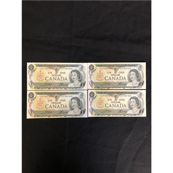 1973 CANADIAN SEQUENTIAL DOLLAR BILL LOT