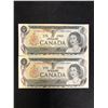 Image 1 : 1973 CANADIAN SEQUENTIAL DOLLAR BILL LOT