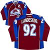 Image 1 : Gabriel Landeskog Autographed Colorado Avalanche Reebok Replica Jersey (Frozen Pond COA)