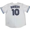 Image 2 : PAT BORDERS SIGNED TORONTO BLUE JAYS JERSEY ( FROZEN POND COA)