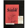 Image 2 : SEINFELD CAST SIGNED MOVIE SCRIPT COVER ( RA COA)